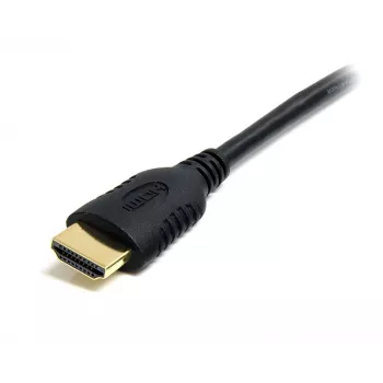 StarTech.com 1m Mini-HDMI-auf-HDMI-Kabel mit Ethernet – 4K 30Hz High Speed Mini-HDMI-auf-HDMI-Adapterkabel – Mini-HDMI-Typ-C-Gerät an HDMI-Monitor/Display – Langlebiges Videokonverterkabel