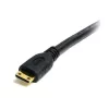 StarTech.com 1m Mini-HDMI-auf-HDMI-Kabel mit Ethernet – 4K 30Hz High Speed Mini-HDMI-auf-HDMI-Adapterkabel – Mini-HDMI-Typ-C-Gerät an HDMI-Monitor/Display – Langlebiges Videokonverterkabel