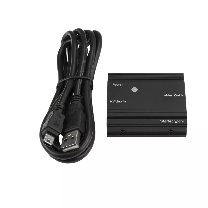 StarTech.com HDMI Signalverstärker - HDMI Extender - 4K 60Hz, 3840 x 2160 Pixel, AV-Repeater, 35 m, Schwarz, HDCP