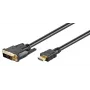 Microconnect HDM191812 Videokabel-Adapter 2 m HDMI DVI-D Schwarz