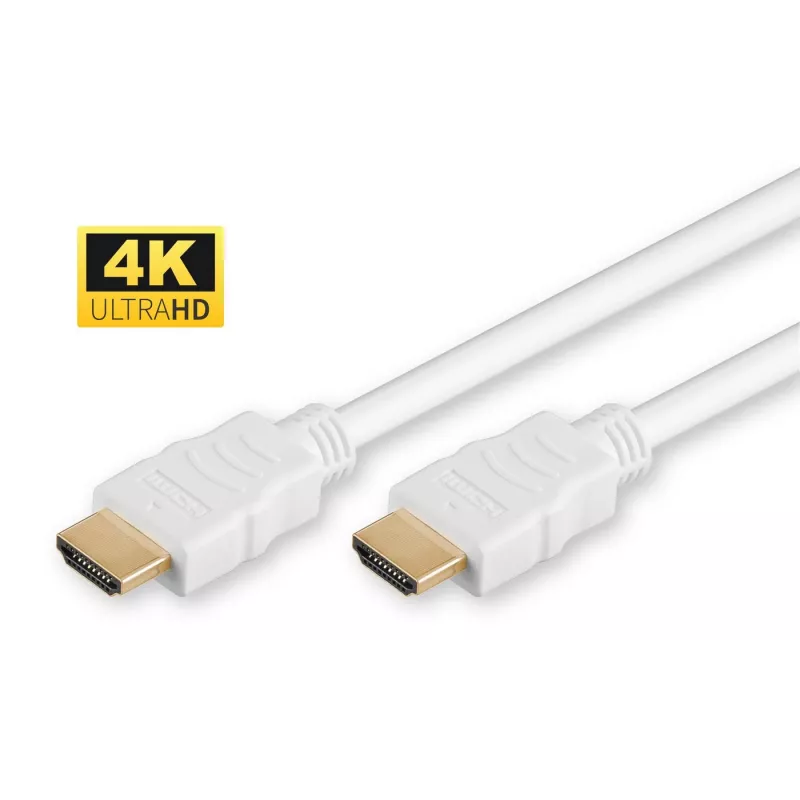 Microconnect HDMI High Speed Kabel, 0,5 m, Weiß