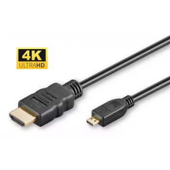 Microconnect 4K HDMI A-D-Kabel, 2m