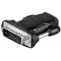 Microconnect HDM19F24 Kabeladapter HDMI Typ A auf DVI-D Dual Link (24+1 Pin) Schwarz