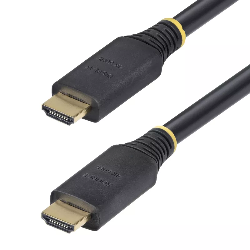 StarTech.com 10m (32.8ft) Active High Speed HDMI Kabel, 4K 60Hz/1440p 144Hz, HDR10/HDCP 2.2/ARC, 18Gbps, UHD HDMI 2.0 Cord for TV/Monitor/Display, TPE Jacket
