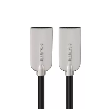 Microconnect HDMISUPERSLIM015M HDMI-Kabel 1,5 m HDMI Typ A (Standard) Schwarz, Metallisch