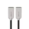 Microconnect HDMISUPERSLIM05M HDMI-Kabel 0,5 m HDMI Typ A (Standard) Schwarz, Metallisch
