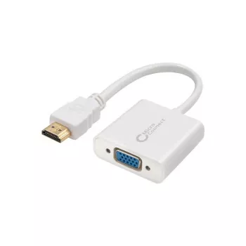 Microconnect HDMVGA1 Videokabel-Adapter 0,15 m HDMI Typ A (Standard) VGA (D-Sub) Weiß