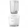 Tischmixer Philips HR2041/00 — 450 W, 1,9-L-Kunststoffbehälter, Edelstahlmesser, weiß