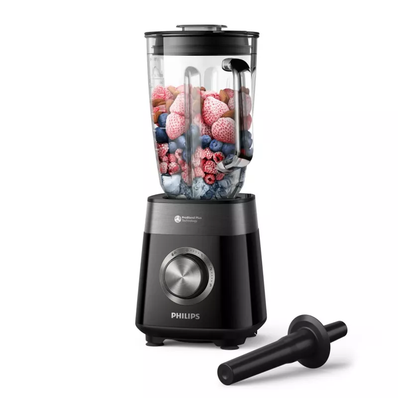 Standmixer Philips 5000 Serie HR3030/00 — 2 L Glasbehälter, 1200 W, Eiszerkleinerung, schwarz