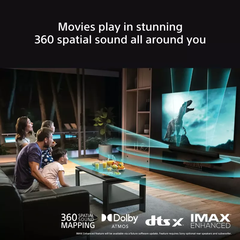 Sony BRAVIA Theatre Bar 8 – Dolby Atmos Soundbar, 11 Lautsprecher, Wi-Fi, Bluetooth, 360 Spatial Sound Mapping