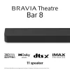Sony BRAVIA Theatre Bar 8 – Dolby Atmos Soundbar, 11 Lautsprecher, Wi-Fi, Bluetooth, 360 Spatial Sound Mapping
