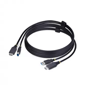 StarTech.com 1,8 m HDMI und USB 5 Gbit/s KVM-Kabel, 4K 60Hz, HDMI 2.0 und USB Kombokabel für KVM-Switches