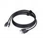 StarTech.com 1,8 m HDMI und USB 5 Gbit/s KVM-Kabel, 4K 60Hz, HDMI 2.0 und USB Kombokabel für KVM-Switches