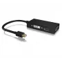 ICY BOX IB-AC1032 Mini DisplayPort DVI-D + VGA (D-Sub) + HDMI Schwarz