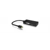 ICY BOX IB-AC1032 Mini DisplayPort DVI-D + VGA (D-Sub) + HDMI Schwarz