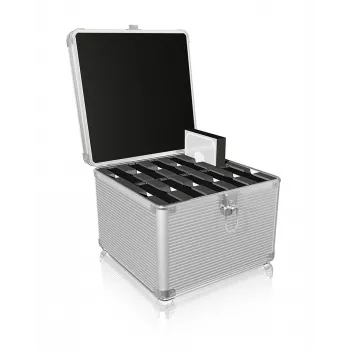 ICY BOX IB-AC628 Koffer Metall, Kunststoff Silber