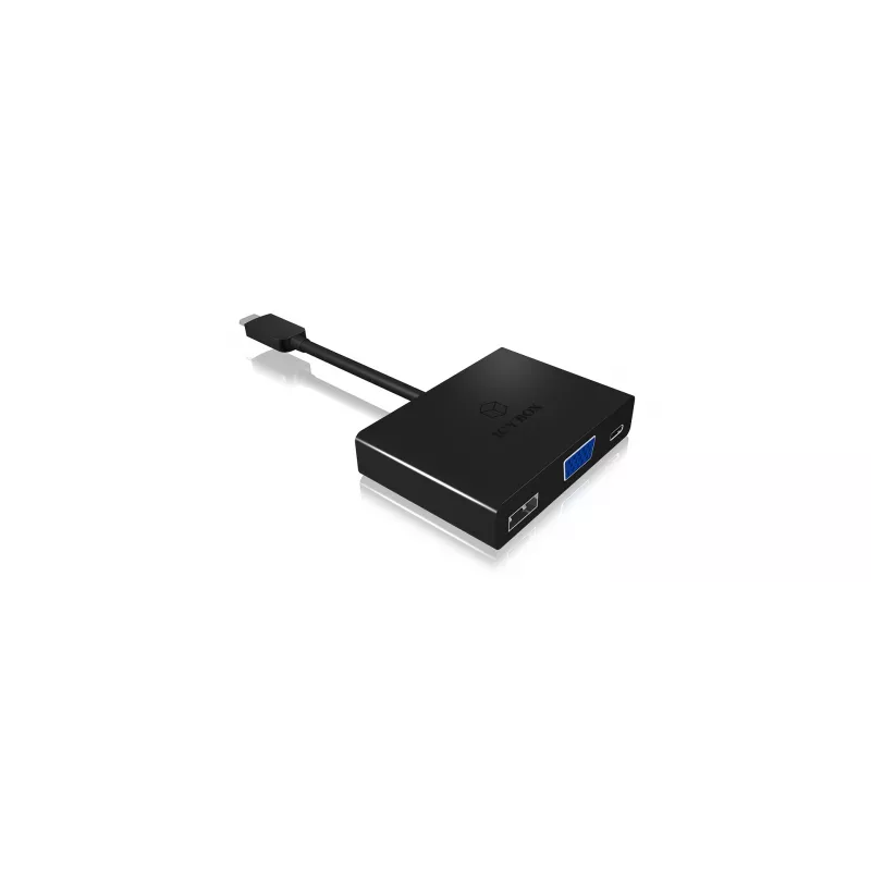 ICY BOX IB-DK4032-CPD USB-C auf VGA Multiport-Adapter