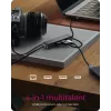 ICY BOX IB-HUB1439-LAN Kabelgebunden USB 3.2 Gen 1 (3.1 Gen 1) Typ-A Schwarz