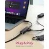 ICY BOX IB-HUB1439-LAN Kabelgebunden USB 3.2 Gen 1 (3.1 Gen 1) Typ-A Schwarz