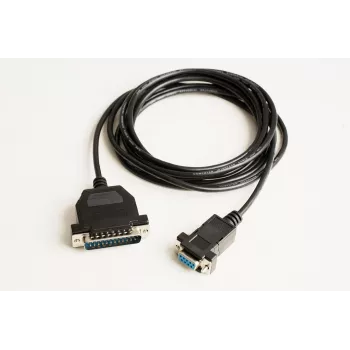 Microconnect IBM029B serielles Kabel Schwarz 3 m DB9 DB25