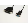 Microconnect IBM029B-1,8 serielles Kabel Schwarz 1,8 m DB-9 DB-25