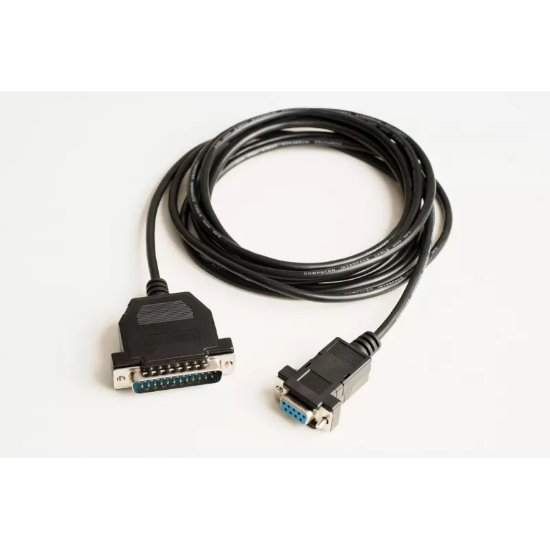 Microconnect IBM029B-1,8 serielles Kabel Schwarz 1,8 m DB-9 DB-25