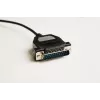 Microconnect IBM029B-1,8 serielles Kabel Schwarz 1,8 m DB-9 DB-25