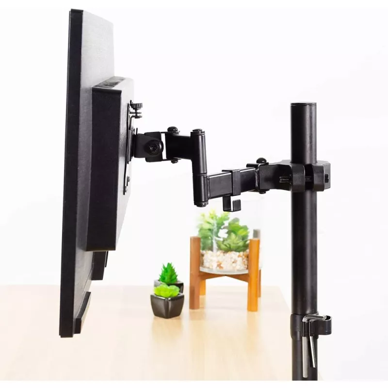 Techly Halterung zur Mastbefestigung TV LED/LCD 17–32 Zoll Schwarz