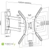 Techly 32-55 Zoll Universal LCD TV Wandhalterung Schwarz