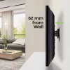Techly 32-55 Zoll Universal LCD TV Wandhalterung Schwarz
