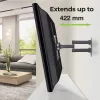 Techly 32-55 Zoll Universal LCD TV Wandhalterung Schwarz