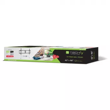 Techly Feste Wandhalterung LED TV LCD 43–90 Zoll