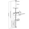 Techly ICA-TR32 TV-Ständer/Halterung 177,8 cm (70 Zoll) Silber