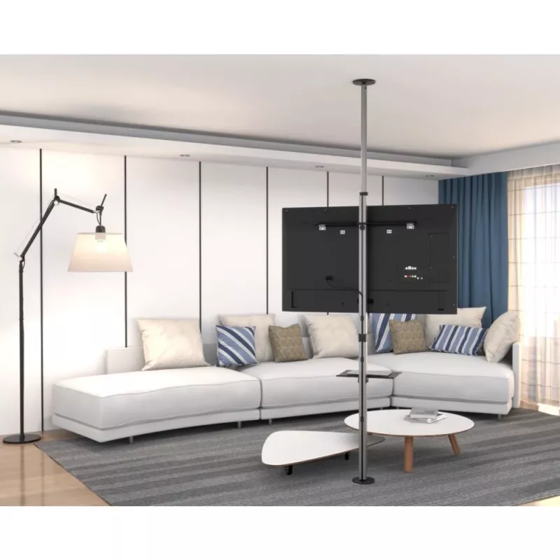 Techly ICA-TR32 TV-Ständer/Halterung 177,8 cm (70 Zoll) Silber