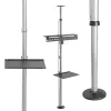 Techly ICA-TR32 TV-Ständer/Halterung 177,8 cm (70 Zoll) Silber