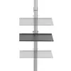 Techly ICA-TR32 TV-Ständer/Halterung 177,8 cm (70 Zoll) Silber