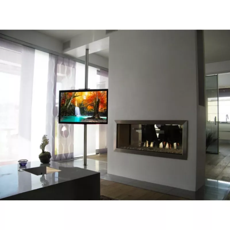 Techly ICA-TR32 TV-Ständer/Halterung 177,8 cm (70 Zoll) Silber