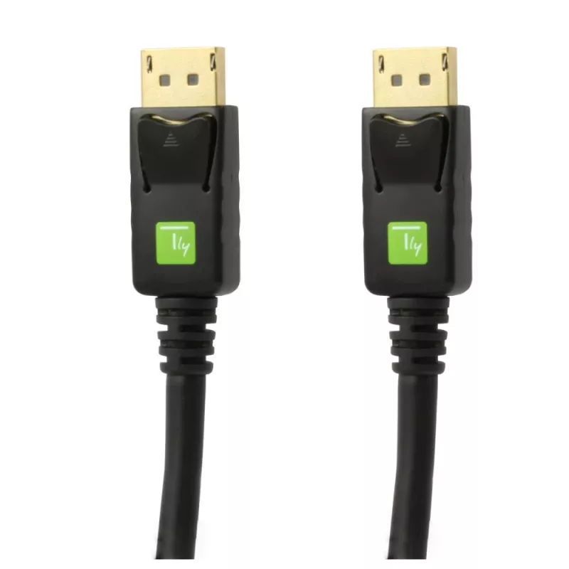 Techly ICOC DSP-A-100 DisplayPort-Kabel 10 m Schwarz