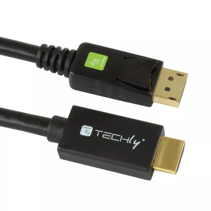 Techly Konverterkabel 1m DisplayPort auf HDMI 1.2 4K ICOC DSP-H12-010