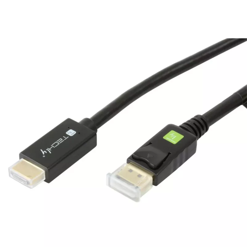 Techly Konverterkabel 1m DisplayPort auf HDMI 1.2 4K ICOC DSP-H12-010