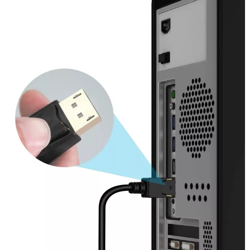 Techly Konverterkabel 1m DisplayPort auf HDMI 1.2 4K ICOC DSP-H12-010