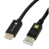 Techly Konverterkabel 2m DisplayPort zu HDMI 1.2 4K ICOC DSP-H12-020