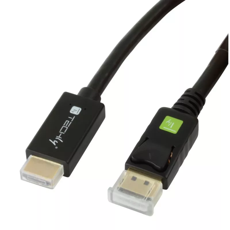 Techly Konverterkabel 2m DisplayPort zu HDMI 1.2 4K ICOC DSP-H12-020