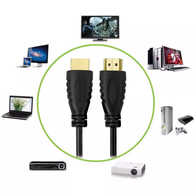 Techly HDMI 2.0 Kabel A/A M/M 9m Schwarz 18 Gbit/s 3D
