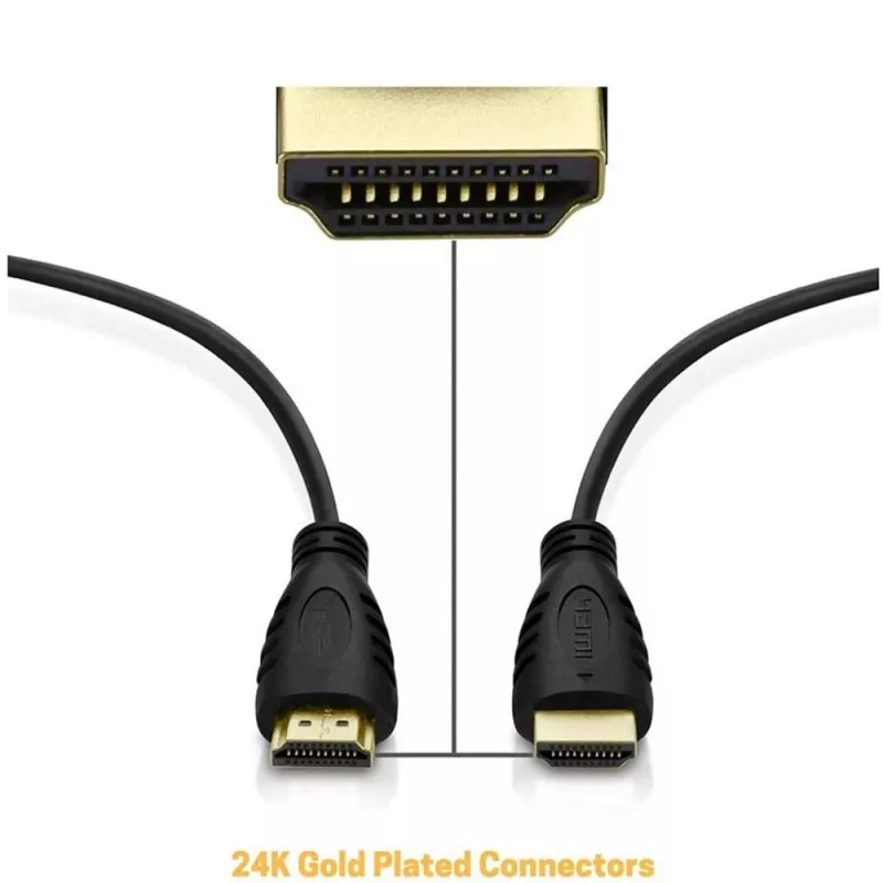 Techly HDMI 2.0 Kabel A/A M/M 9m Schwarz 18 Gbit/s 3D