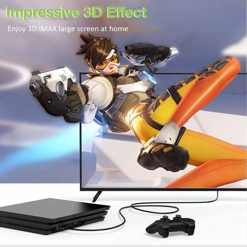 Techly HDMI High Speed mit Ethernet-Verlängerungskabel 4K 60Hz M / F 7,5 m