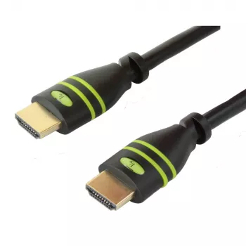 Techly 15m High-Speed-HDMI-Kabel mit Ethernet A/A M/M Schwarz ICOC HDMI-4-150