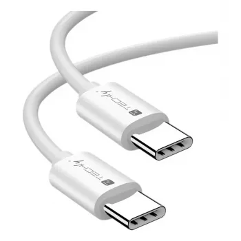 Techly ICOC-MU4-20G240W2 USB-Kabel USB4 Gen 2x2 2 m USB C Weiß