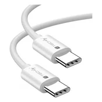 Techly ICOC-MU4-40G240W1 USB-Kabel USB4 Gen 3x2 1 m USB C Weiß