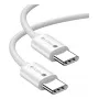 Techly ICOC-MU4-40G240W1 USB-Kabel USB4 Gen 3x2 1 m USB C Weiß
